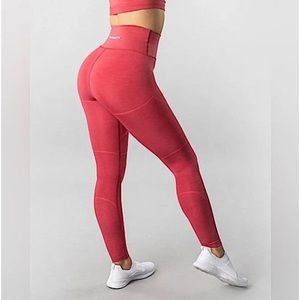 Women's Pink High-Waisted Leggings